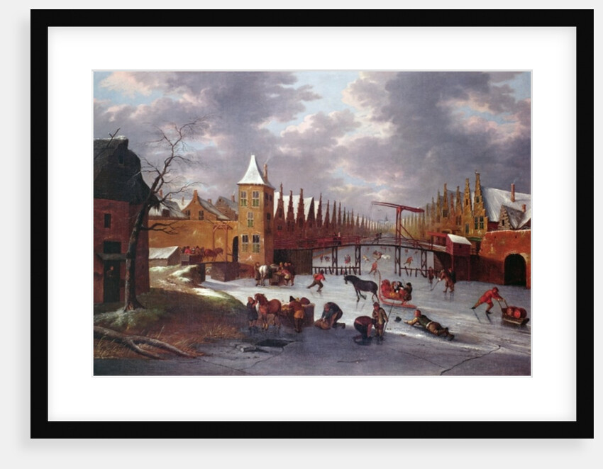 Amsterdam City Gate by Anthonie Beerstraten