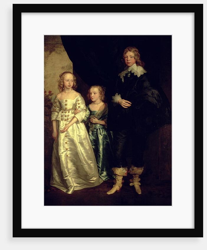 The Children of Thomas Wentworth, 1st Earl of Strafford, 17th century by Anthony van Dyck