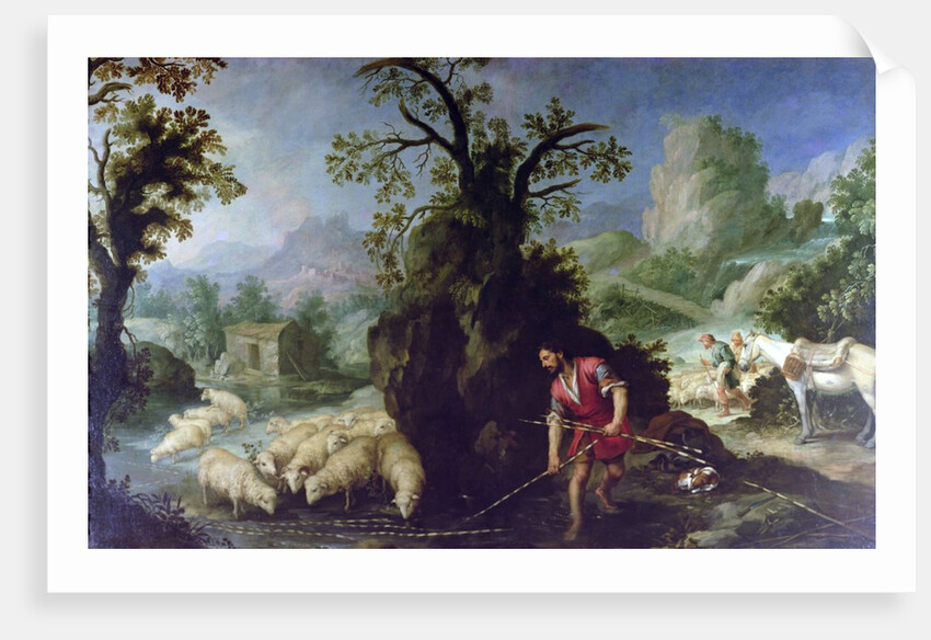 Jacob Setting the Peeled Rods before the Flocks of Laban by Bartolome Esteban Murillo