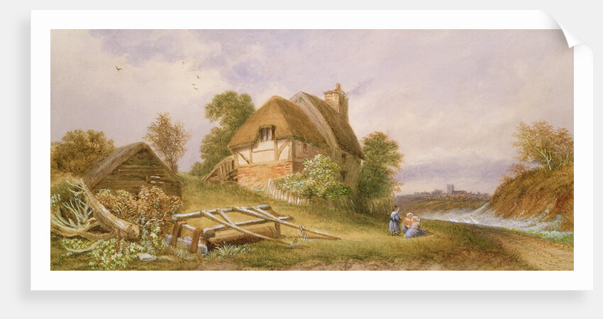 Near Christchurch, Hampshire, 1874 by Miss Lorimer