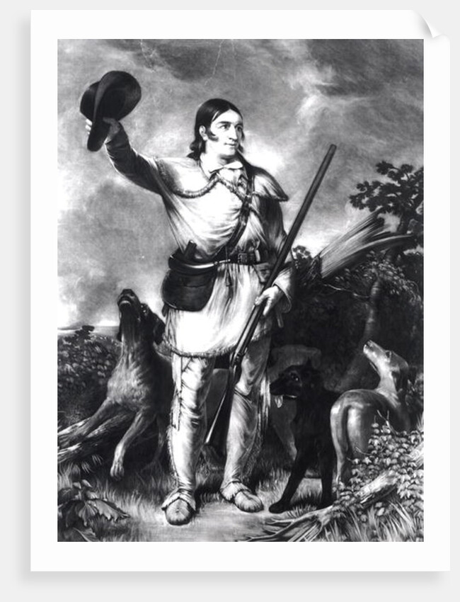 Colonel Davy Crockett by John Gadsby (after) Chapman