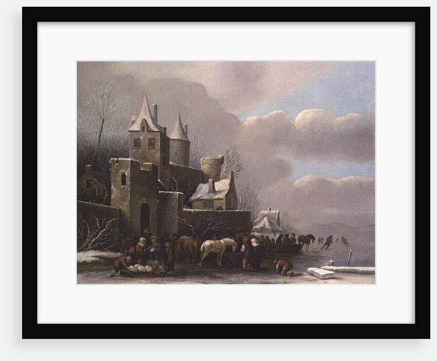 Winter Scene by Claes Molenaer