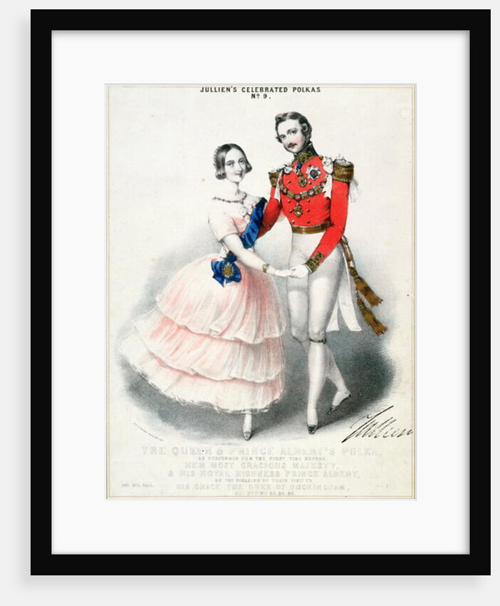 Jullien's Celebrated Polkas No.9: The Queen and Prince Albert's Polka by M. and N. Hanhart by English School