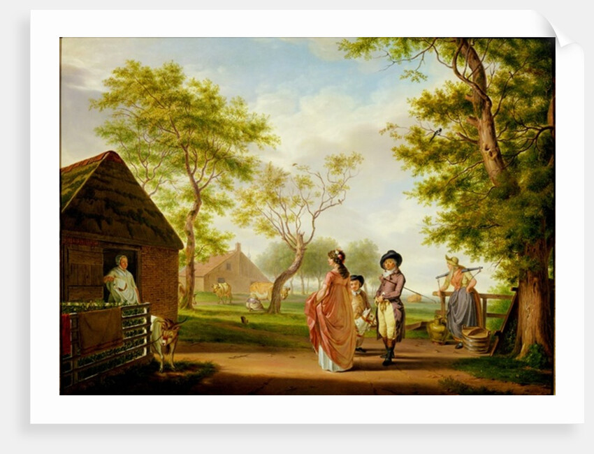 Visit to the Country Dairy by Johan Prey