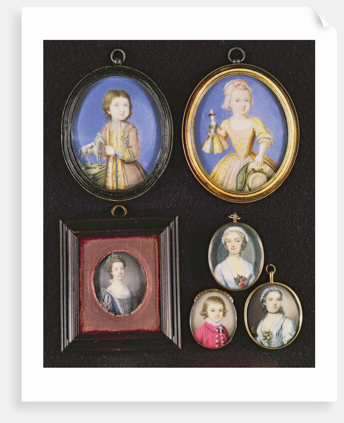 Portrait Miniatures by Bernard III Lens