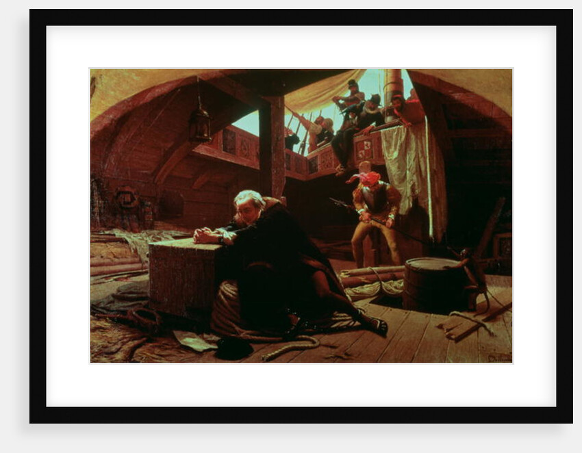 Columbus in Chains, 1863 by Lorenzo Delleani