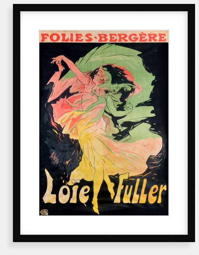 Folies Bergere: Loie Fuller, France, 1897 by Jules Cheret