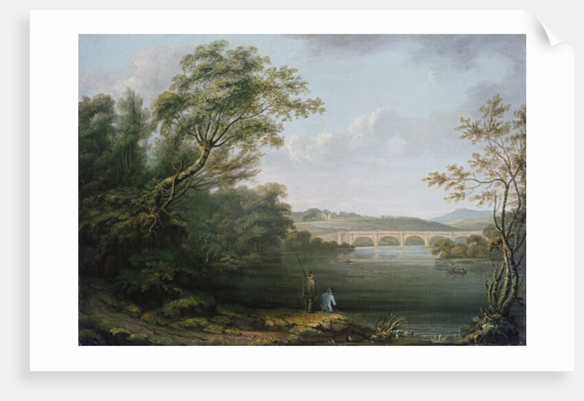 English Landscape with Fishermen by Anonymous Anonymous