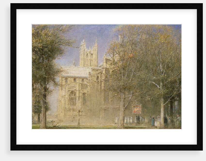 Canterbury Cathedral by Albert Goodwin