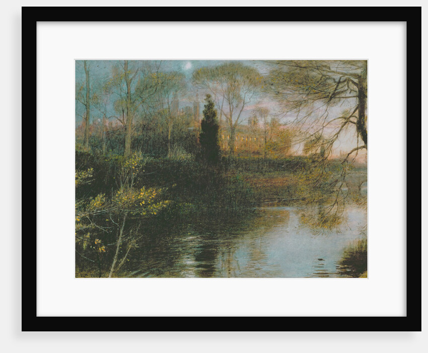 The Backs, Cambridge, 1908 by Albert Goodwin