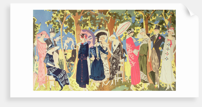 Boxing in the Park from Art Gout Beaute, September 1923 by Anonymous