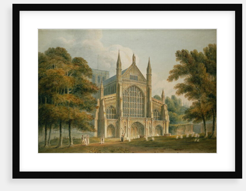 Winchester Cathedral: The Facade from the North-West, 1801 by John Buckler