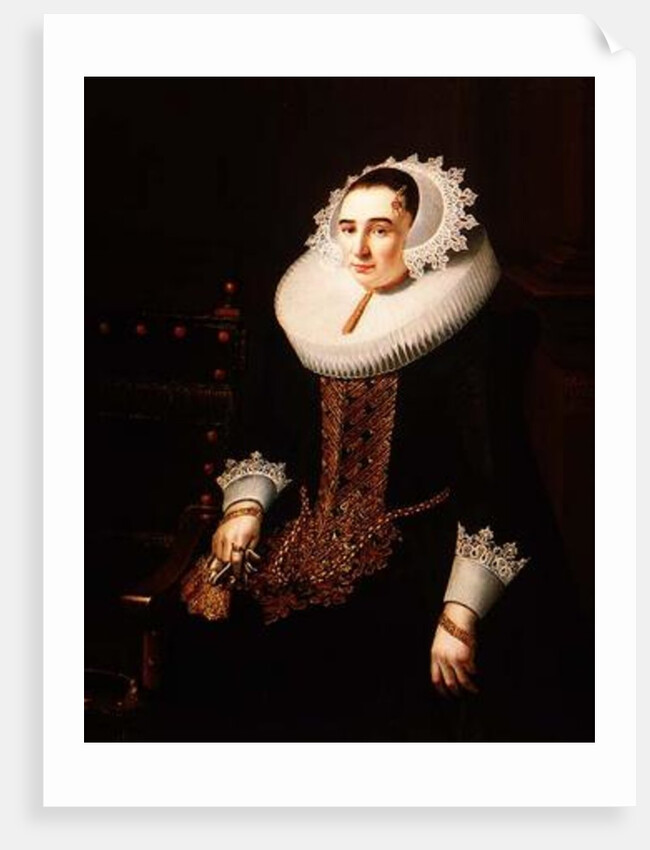 Portrait of a Lady, said to be Princess Sohns by Adriaen Hanneman