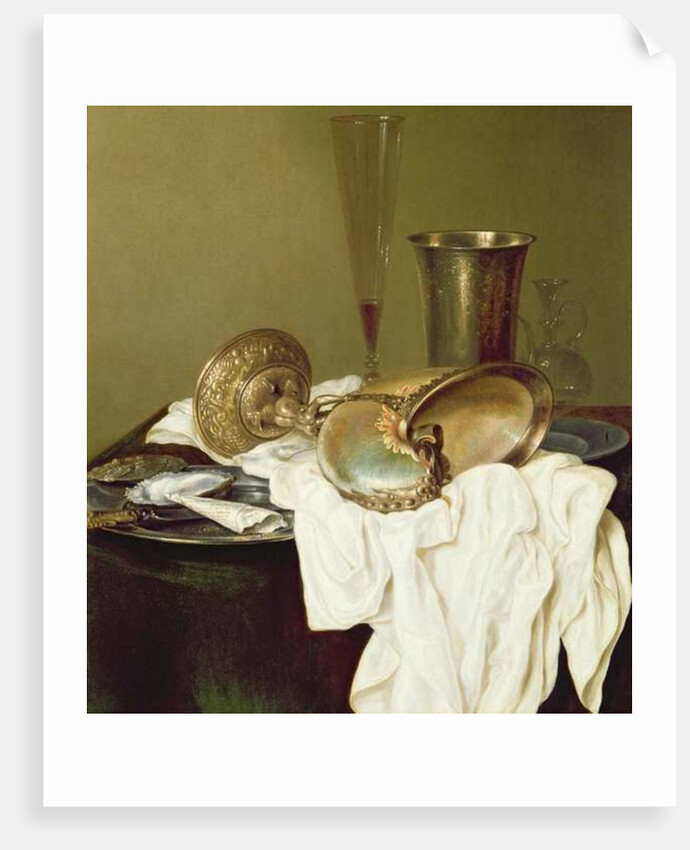 Still Life with a Nautilus Cup by Gerrit Willemsz. Heda