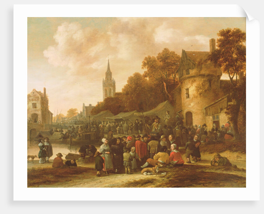 The Village Fair, 17th century by Salomon Rombouts