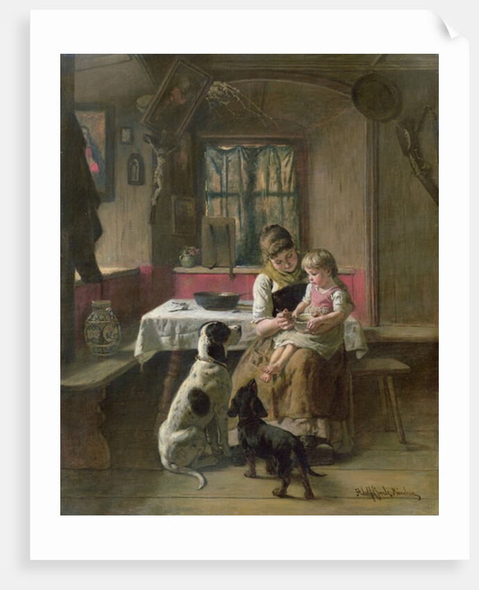 Whose Dinner is it? by Adolf Eberle