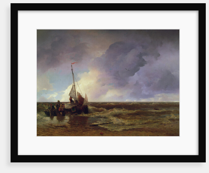 Coming Ashore by Andreas Achenbach