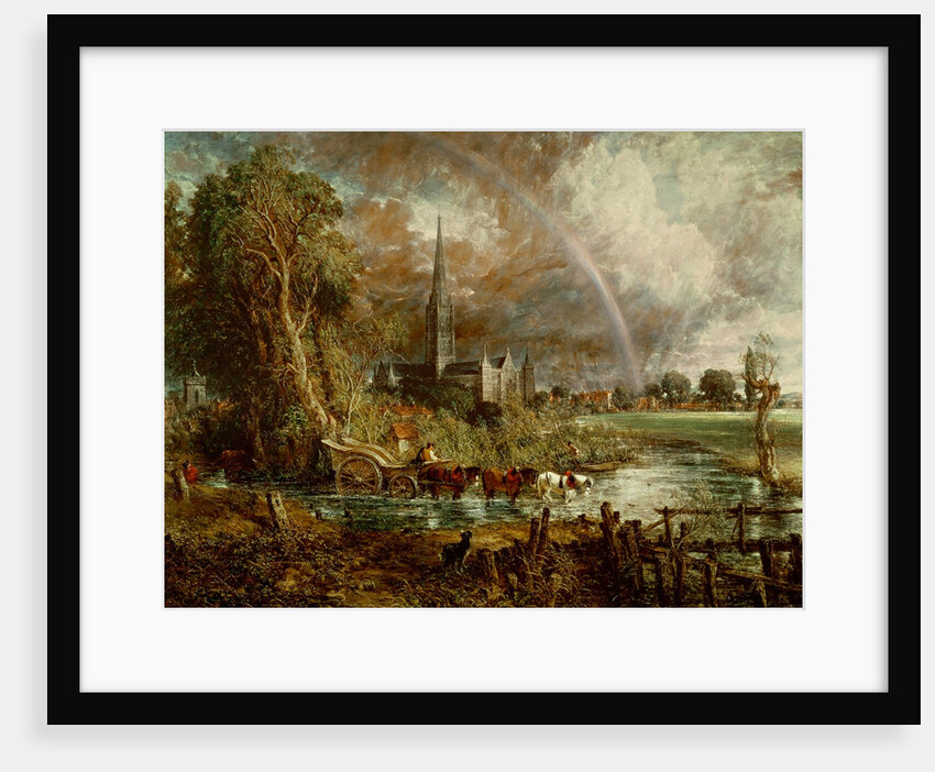 Salisbury Cathedral From the Meadows, 1831 by Anonymous