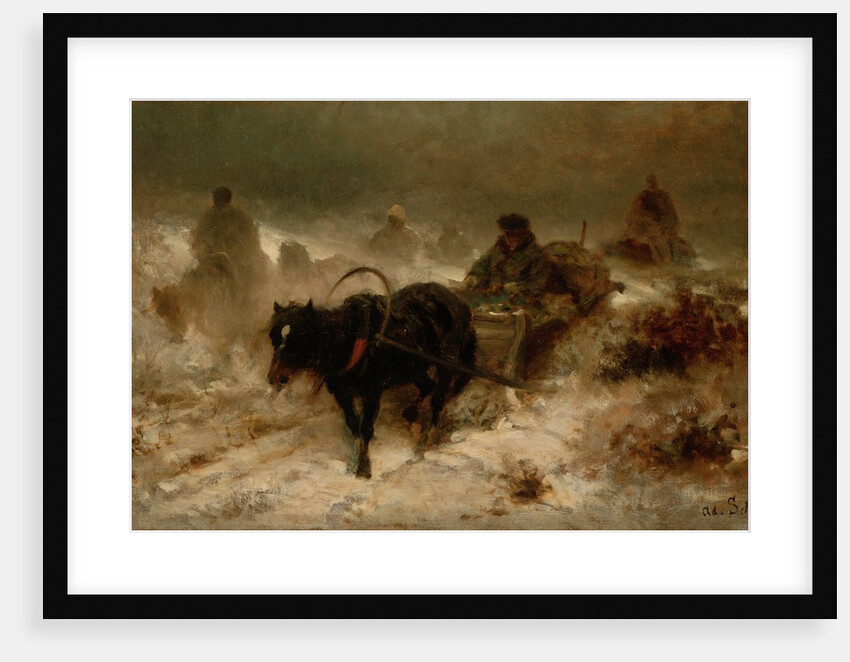 Returning Home, 19th century by Adolf Schreyer