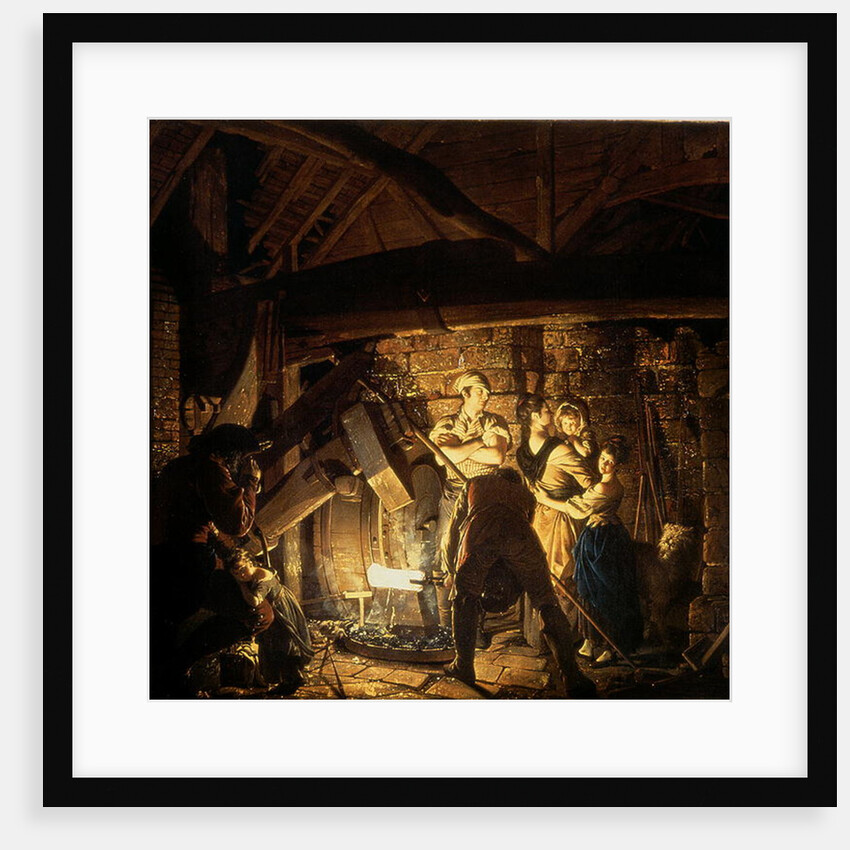 The Iron Forge, 1772 by Joseph Wright of Derby