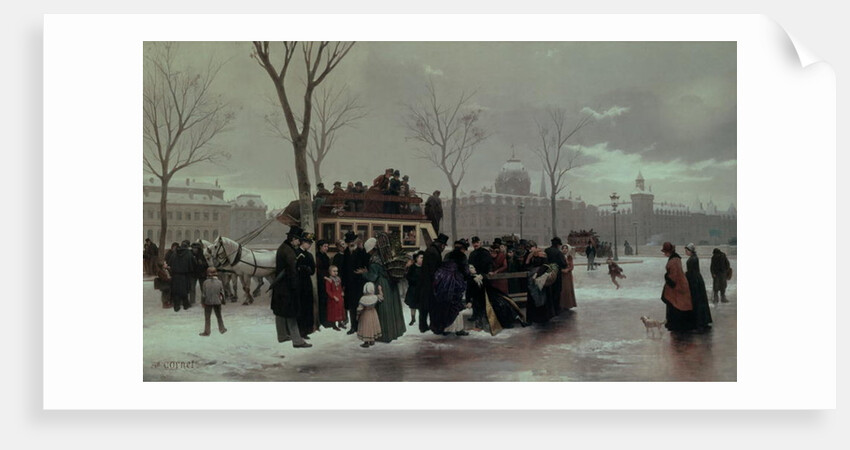 Paris Bus Accident by Alphonse Cornet