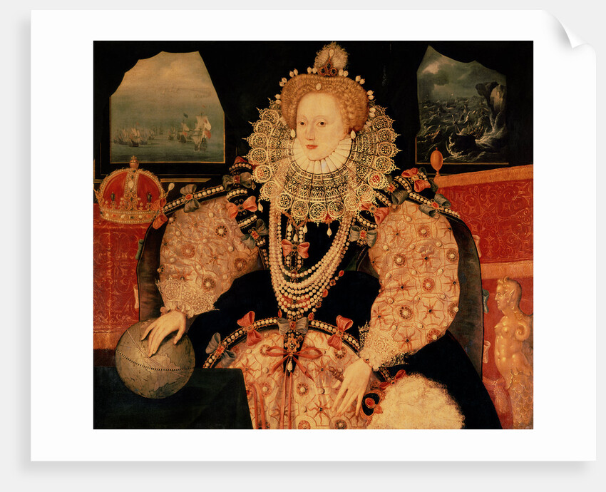 The Armada portrait of Queen Elizabeth I, c.1590 by English School