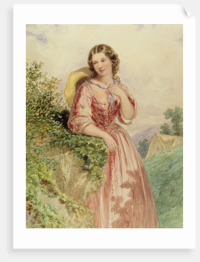 A Country Girl, 19th century by Henry Hobson