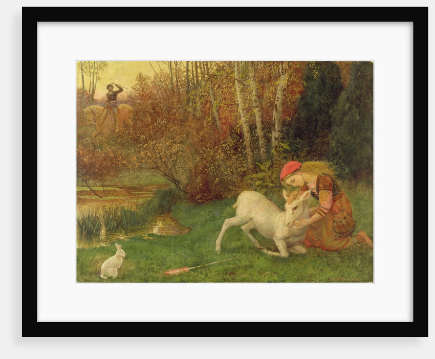 The White Hind, c.1870 by Arthur Hughes