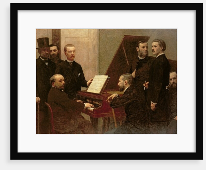Around the Piano, 1885 by Ignace Henri Jean Fantin-Latour