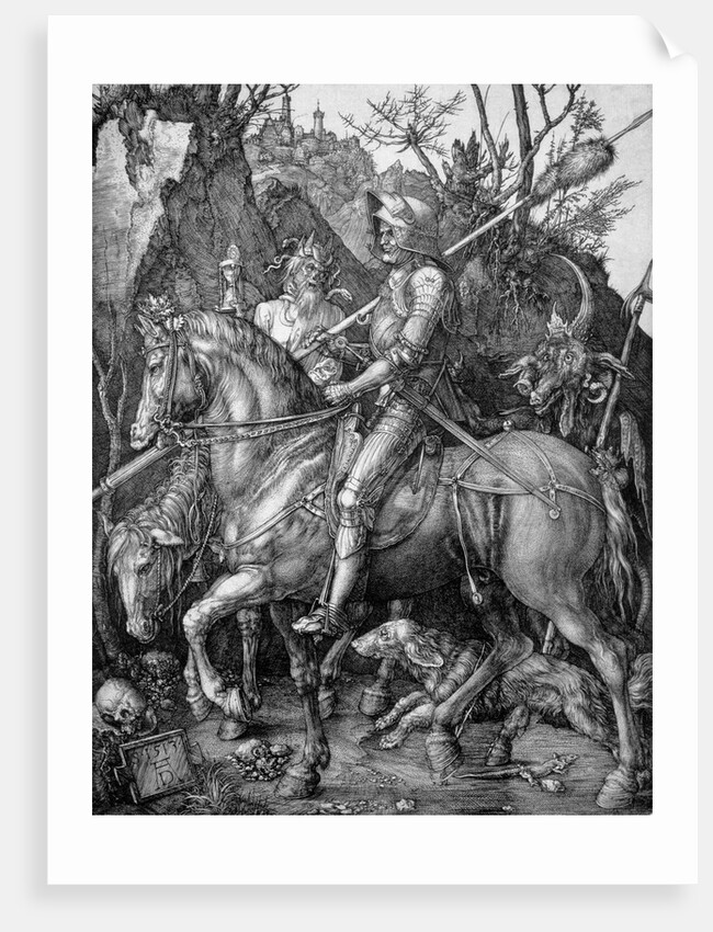 Knight, Death and the Devil, 1513 by Albrecht Dürer or Duerer