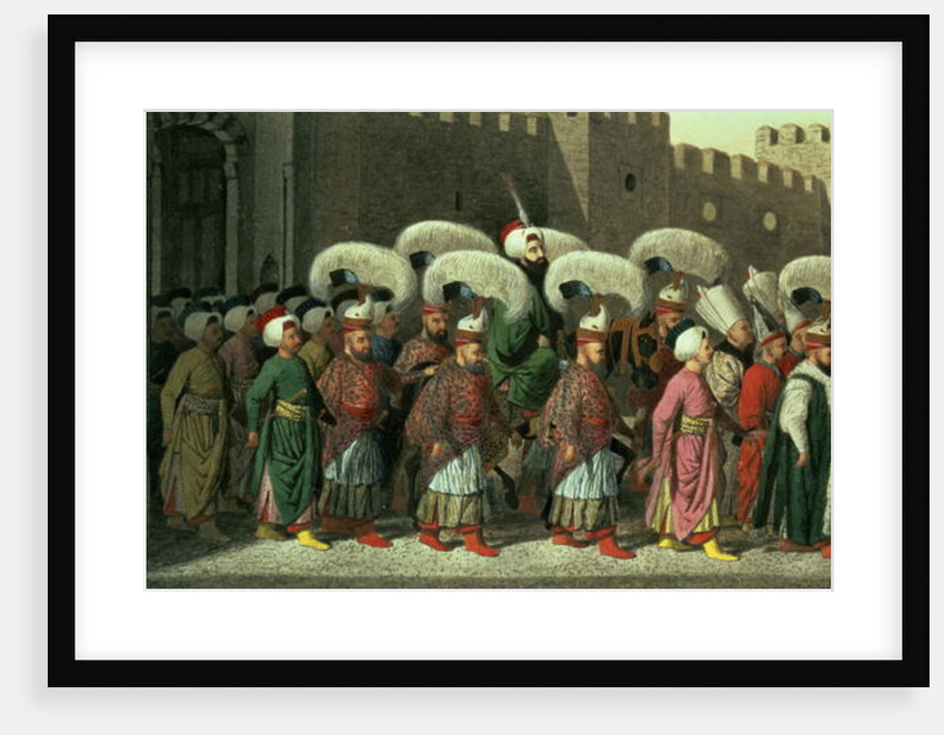 Sultan Mahmud II in Procession, 1809 by Greek School