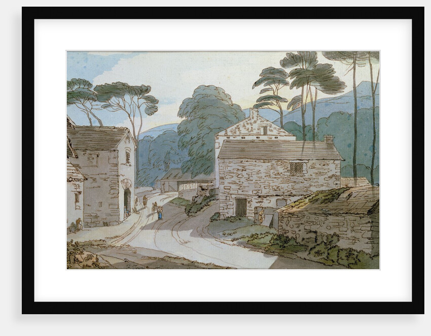 Ambleside at the Head of Lake Windermere by Francis Towne