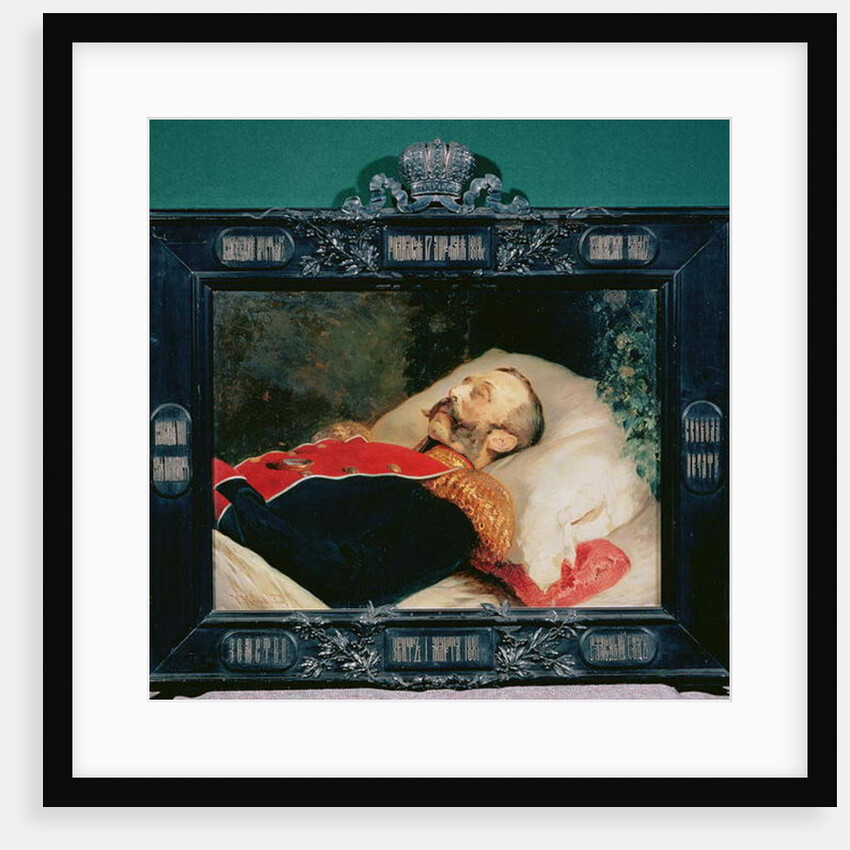 Emperor Alexander II on His Deathbed, 1881 by Konstantin Egorovich Makovsky