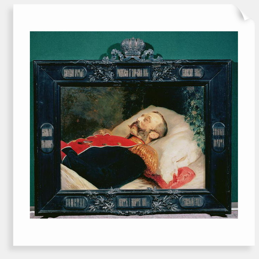 Emperor Alexander II on His Deathbed, 1881 by Konstantin Egorovich Makovsky