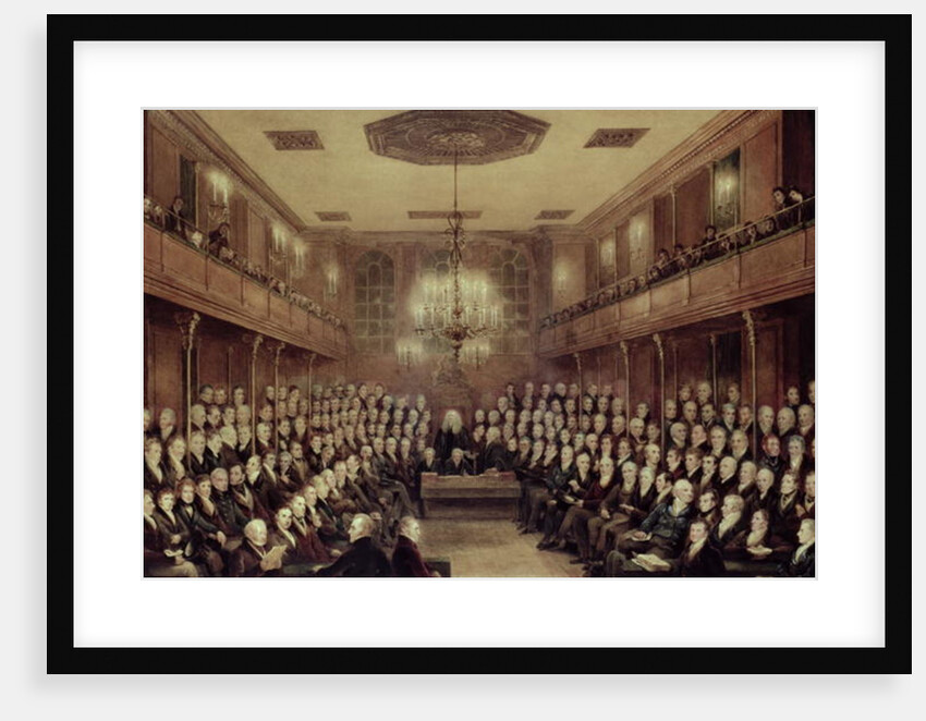 The House of Commons in Session by English School