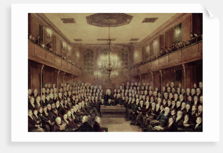 The House of Commons in Session by English School