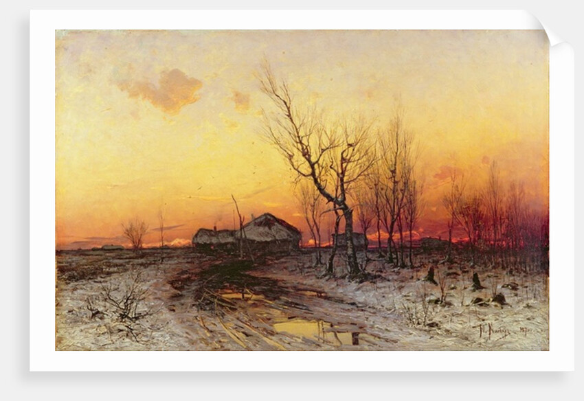 Winter Landscape by Julius Sergius Klever
