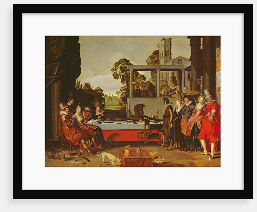 Merry company in the open air by Willem Pietersz Buytewech