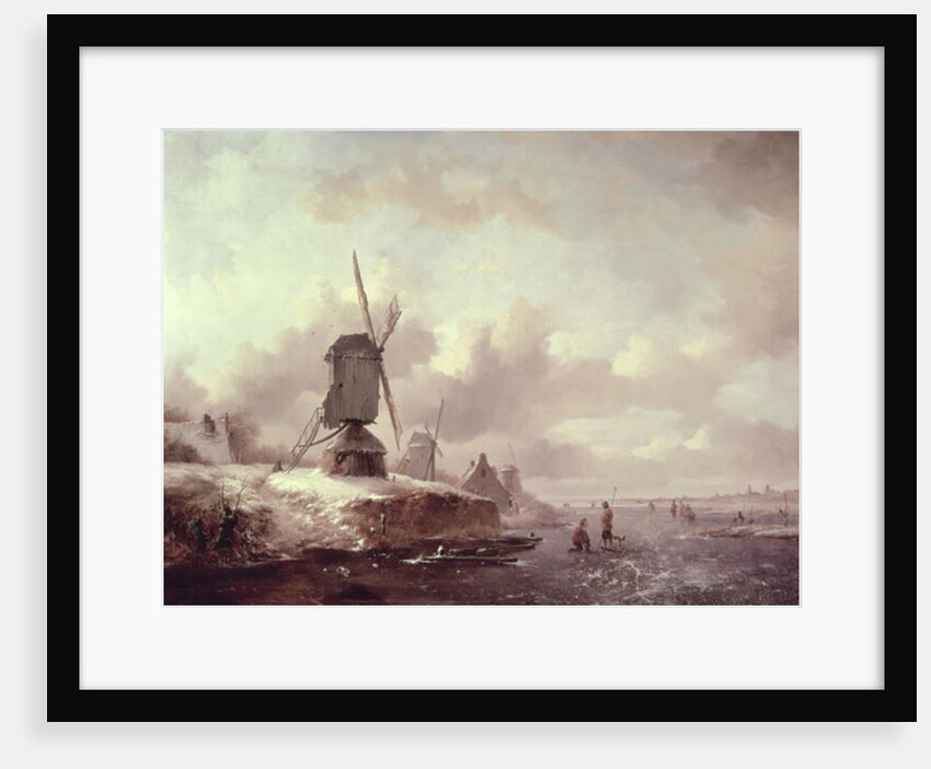 Winter Landscape by Frederick Marianus Kruseman