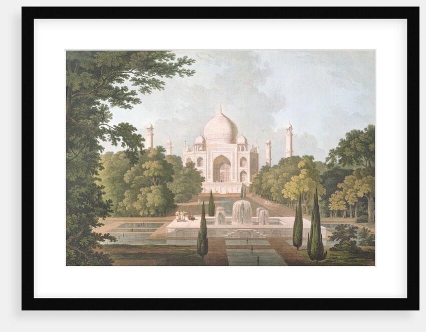 The Taj Mahal, Agra by Thomas & William (1769-1837) Daniell