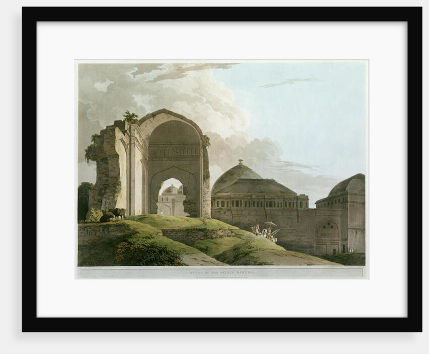 Ruins of the Palace at Madurai by Thomas Daniell