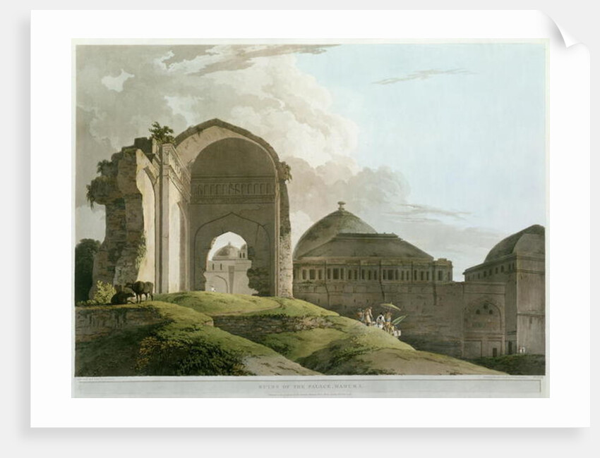 Ruins of the Palace at Madurai by Thomas Daniell