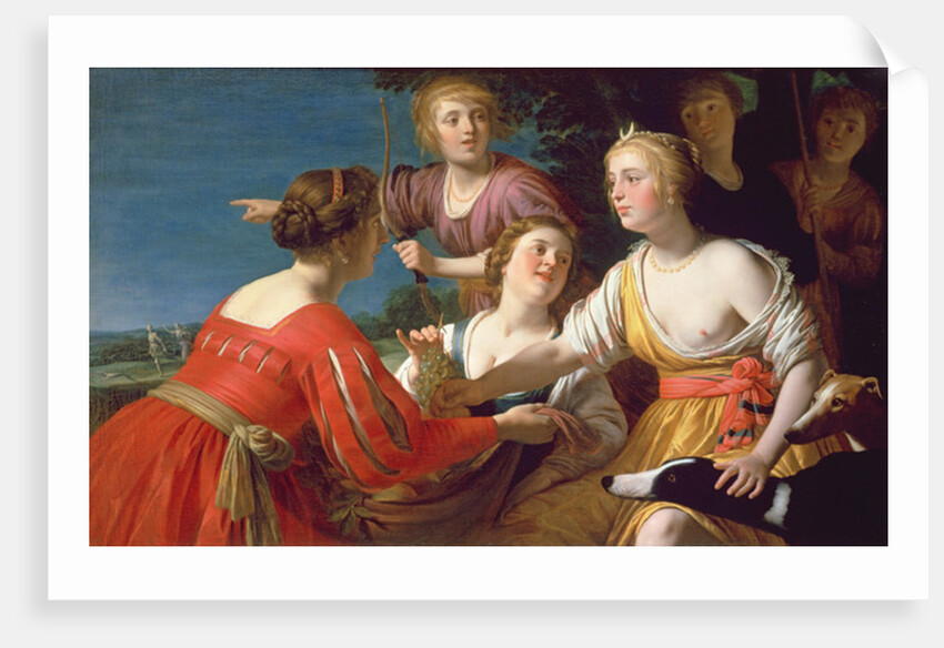 Diana Resting after the Hunt by Gerrit van Honthorst