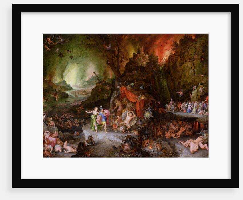 Aeneas and the Sibyl in the Underworld, 1598 by Jan the Elder Brueghel