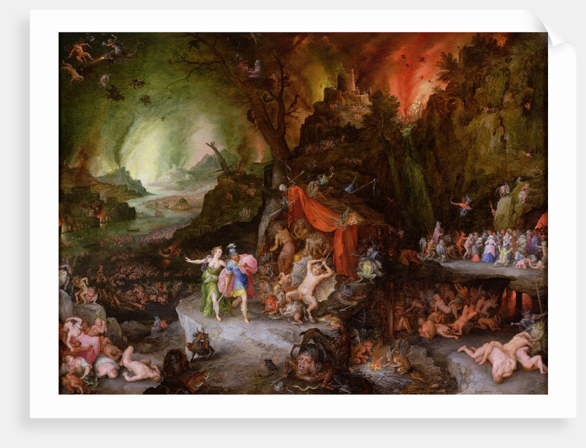 Aeneas and the Sibyl in the Underworld, 1598 by Jan the Elder Brueghel