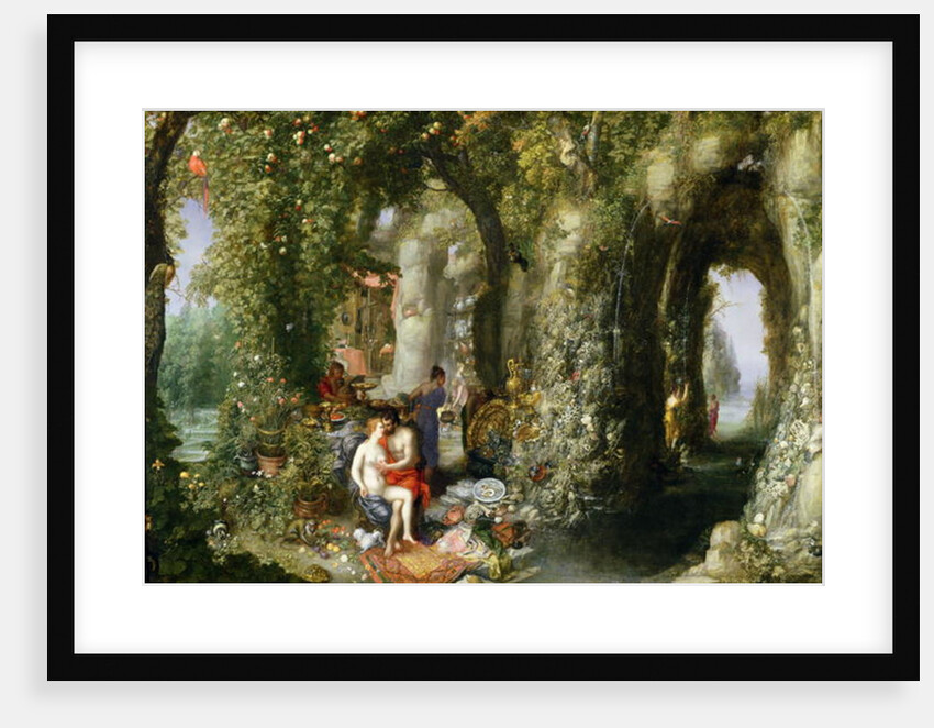 A Fantastic Cave with Odysseus and Calypso, 1616 by Jan the Elder Brueghel