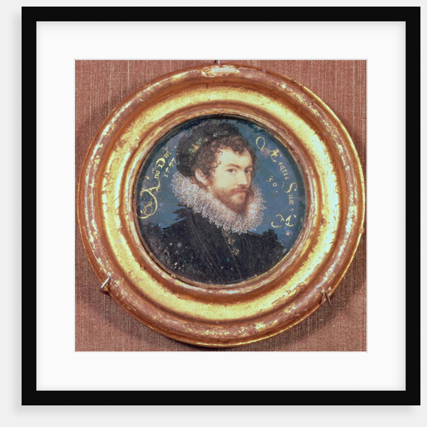 Self portrait aged 30, 1577 by Nicholas Hilliard