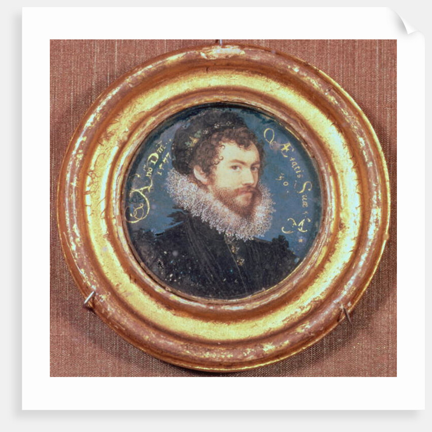Self portrait aged 30, 1577 by Nicholas Hilliard