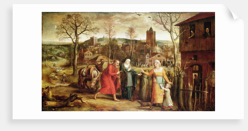 The Holy Family Turned Away from the Inn, 16th century by Jan Massys or Metsys