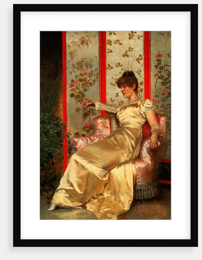 Lady Reading by Joseph Frederick Charles Soulacroix